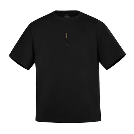 Koszulka Gold Samurai Oversize  - Black