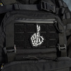 Naszywka Crossed Fingers (Haft)  - Black