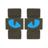 Naszywka Tiger Eyes Laser Cut (para)  - Ranger Green/Blue