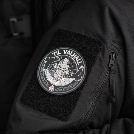 Naszywka Til Valhall PVC  - Grey/Black