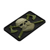 Naszywka Bearded Skull 3D PVC  - Black/Olive