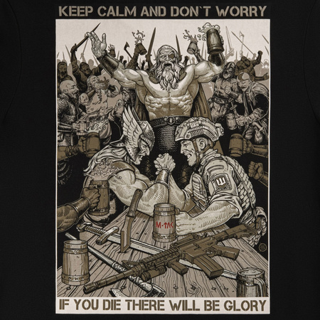 M-Tac Koszulka Keep Calm  - Black