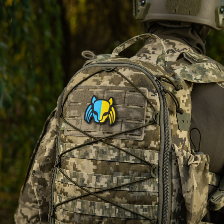 M-Tac Naszywka Cat Predator  - Black/Yellow/Blue