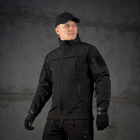 M-Tac Kurtka Soft Shell Police  - Black