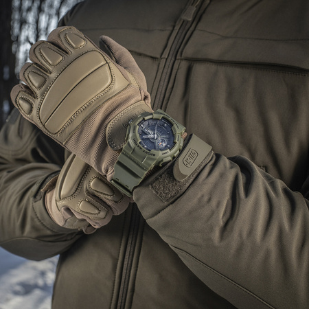 Zegarek Sportowy Męski Taktyczny – Wodoodporny, Stoper, Budzik, LED  - Olive