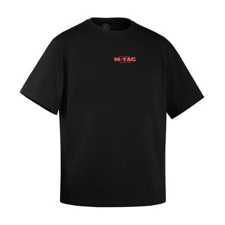 Koszulka Worn to the bone Oversize  - Black