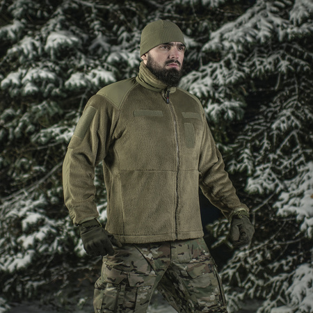 Bluza Polarowa Battle Fleece Polartec Velcro  - Tan