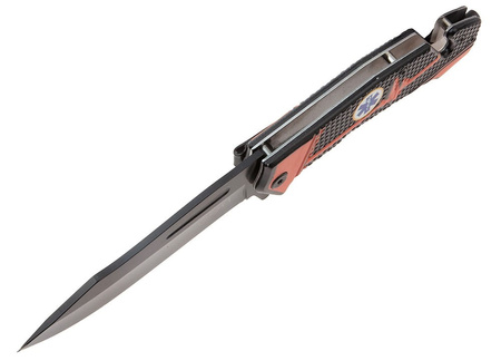 Nóż Ratowniczy BSH ADVENTURE N-380B Sprężynowy