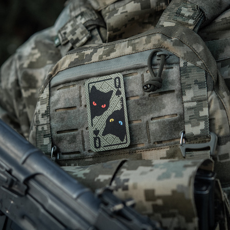 Naszywka Queen of Spades (Ornament)  - Olive