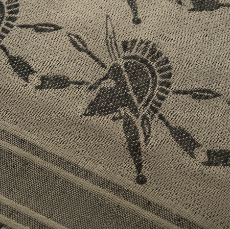 Chusta Shemagh Spartan  - Foliage Green/Black