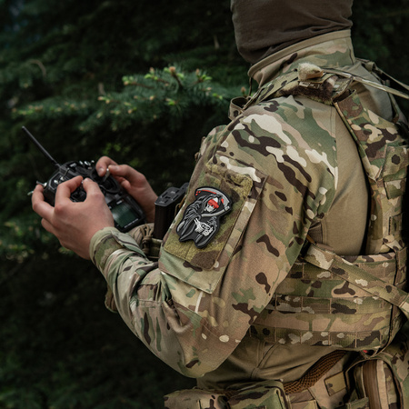 Naszywka FPV Operator PVC  - Black/Grey