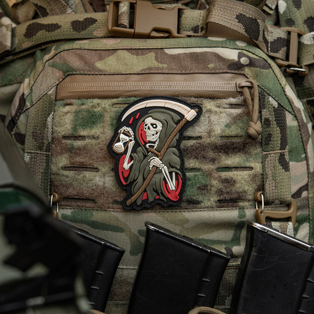 Naszywka Time PCV  - Black/Olive