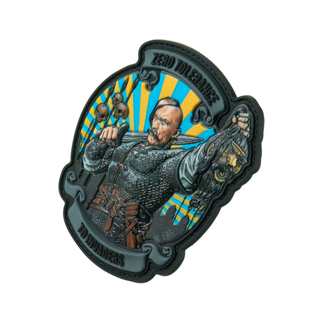 Naszywka Zero Tolerance PVC  - Grey