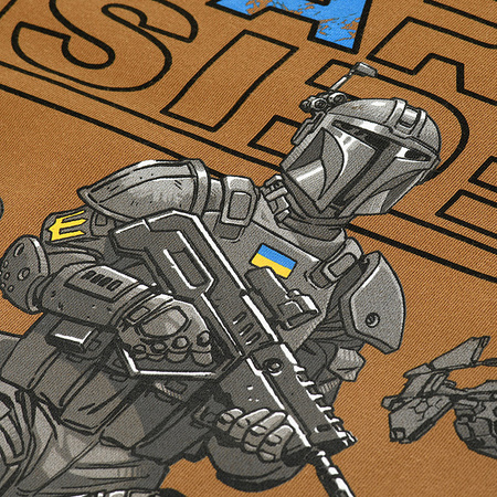 Bluza UA Side z Dlugim Rekawem  - Coyote Brown