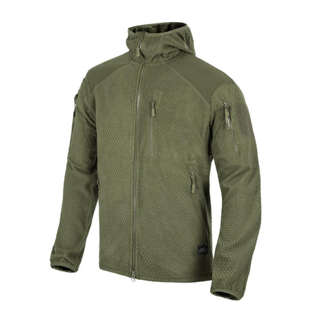 Helikon - Bluza z kapturem Alpha Hoodie - Olive Green - BL-ALH-FG-02