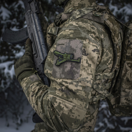 Naszywka Haubica D-30 PVC  - Olive