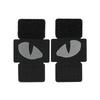 Naszywka Tiger Eyes Laser Cut (para) Reflective  - Black/GID
