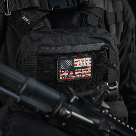 M-Tac Naszywka AR-15 American Rifle (80x50 mm)  - Black/GID
