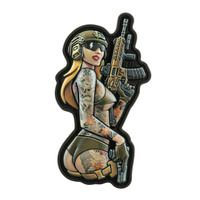 Naszywka Tactical Girl #4 PVC  - Color