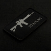 Naszywka AR-15 223/5,56  - Black/Grey
