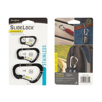 Nite Ize - SlideLock Carabiner Set #2, #3, #4 - Czarny - CSLC-01-R6