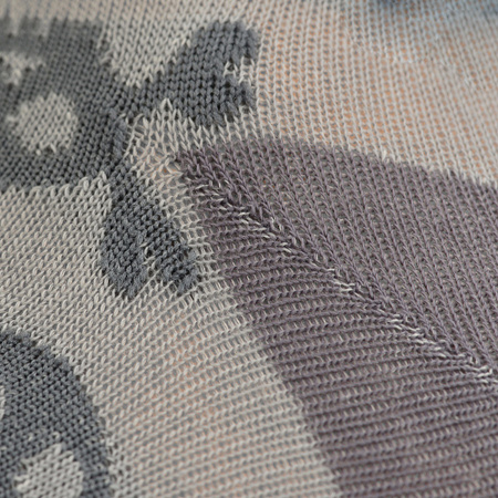 Lekkie Skarpetki mk.3 Pirate Skull  - Light Grey