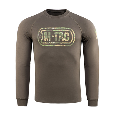 Bluza Raglanowa Logo  - Dark Olive
