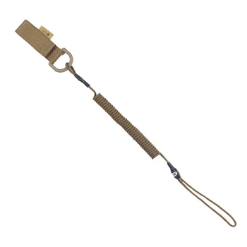 Smycz-Retraktor Medium kombinowana z D-ringiem - Coyote