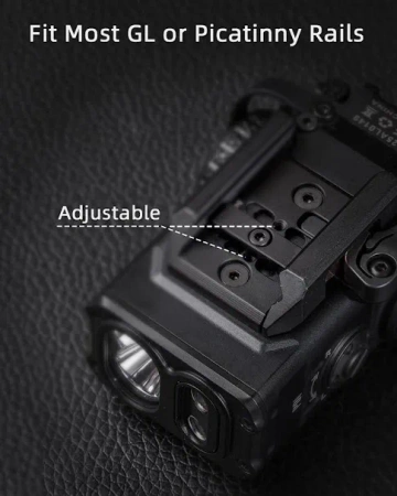 RovyVon GL5 Pro 4-in-1 Compact (Pistoletowa), Black, Dźwignia QD