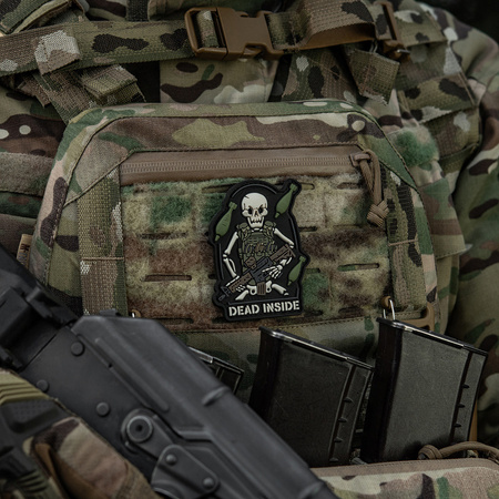 Naszywka Dead Inside  - Black/Olive