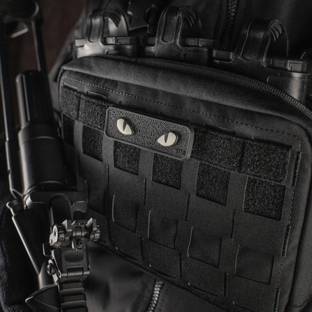 Naszywka Cat Eyes 3D PVC  - Black