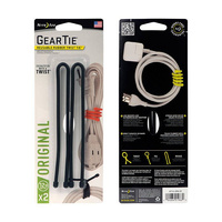 Nite Ize - Gear Tie 12" - Czarny - 2Pack - GT12-2PK-01
