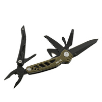 Multitool Type 2 Narzędzie Wielofunkcyjne z Kaburą  - Green/Black