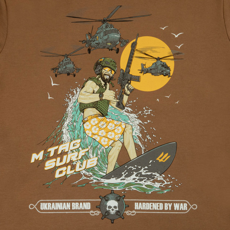 M-Tac Koszulka Surf Club  - Coyote Brown