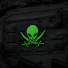 Naszywka UFO operator  - Black/Green