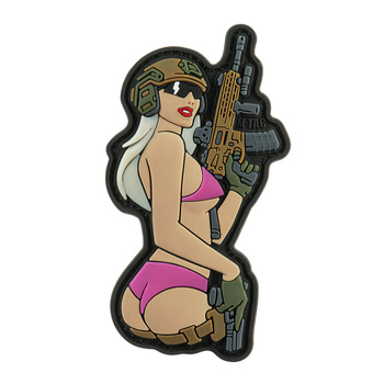 Naszywka Tactical girl #4 PVC - Pink