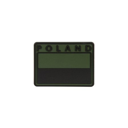 Helikon - Naszywka Flaga PL Gaszona Poland - Olive Green - OD-FP4-RB-02