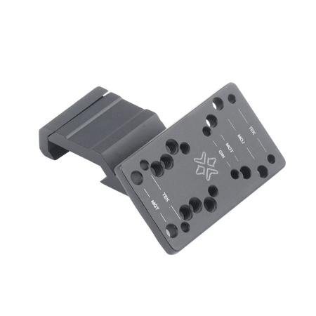 Vector Optics - Montaż na szynę Picatinny 45° do kolimatorów pistoletowych - Czarny - SCFRM-29