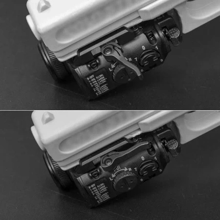 RovyVon GL4 Pro 4-in-1 (Latarka + Laser Zielony + IR), Black, Dzwignia QD