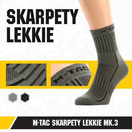 Skarpety lekkie Mk.3  - Olive