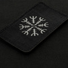 Naszywka Helm Grozy cieta pozioma Laser Cut  - Black/Grey