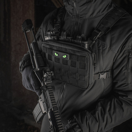 Naszywka Cat Eyes 3D PVC  - Black