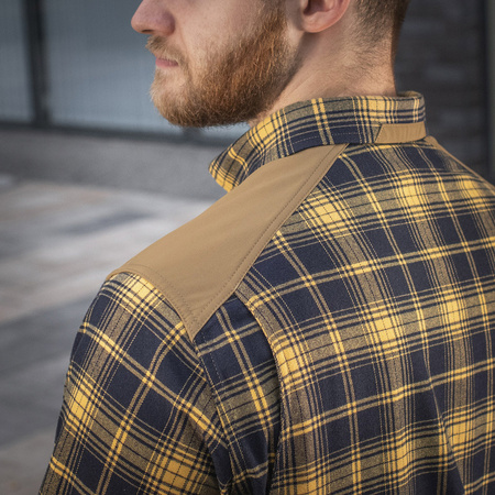 Koszula Redneck Shirt  - Navy Blue/Yellow