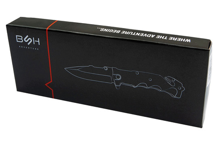 Nóż Ratowniczy BSH ADVENTURE N-386A Sprężynowy