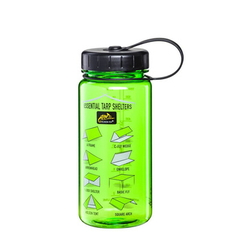 Helikon - Butelka TRITAN™ BOTTLE Wide Mouth Tarp Shelters - 550 ml - Czarna / Zielona - HY-WS5-TT-8201A