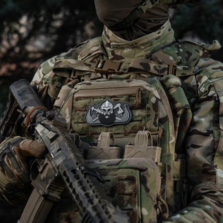 Naszywka Vikings Drakkar  - Black/Grey