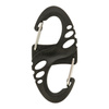 M-Tac Dwustronny Karabińczyk Typu S-Hook Plastikowy  - Black