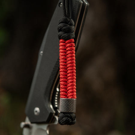 Smycz Fish&Cylindre  - Black/Red