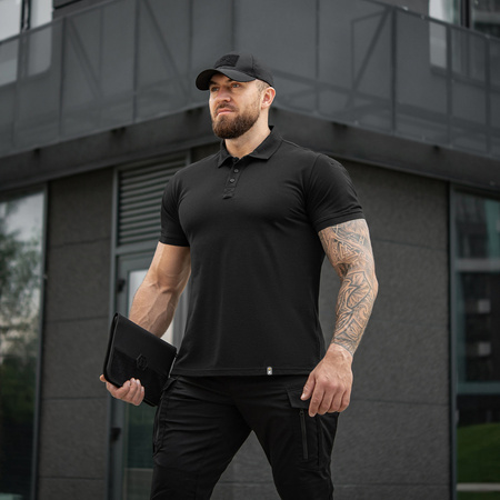 Koszulka Polo Basic 65/35  - Black