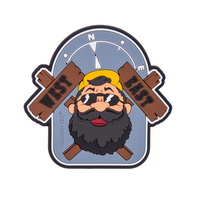 Helikon - Naszywka PVC - Beardman OUTBACK - OD-BMO-RB-19